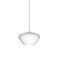 Besa Lighting Peri Cord Pendant, Opal Matte, Satin Nickel Finish, 1x5W LED 1XT-541007-LED-SN - alternate 1